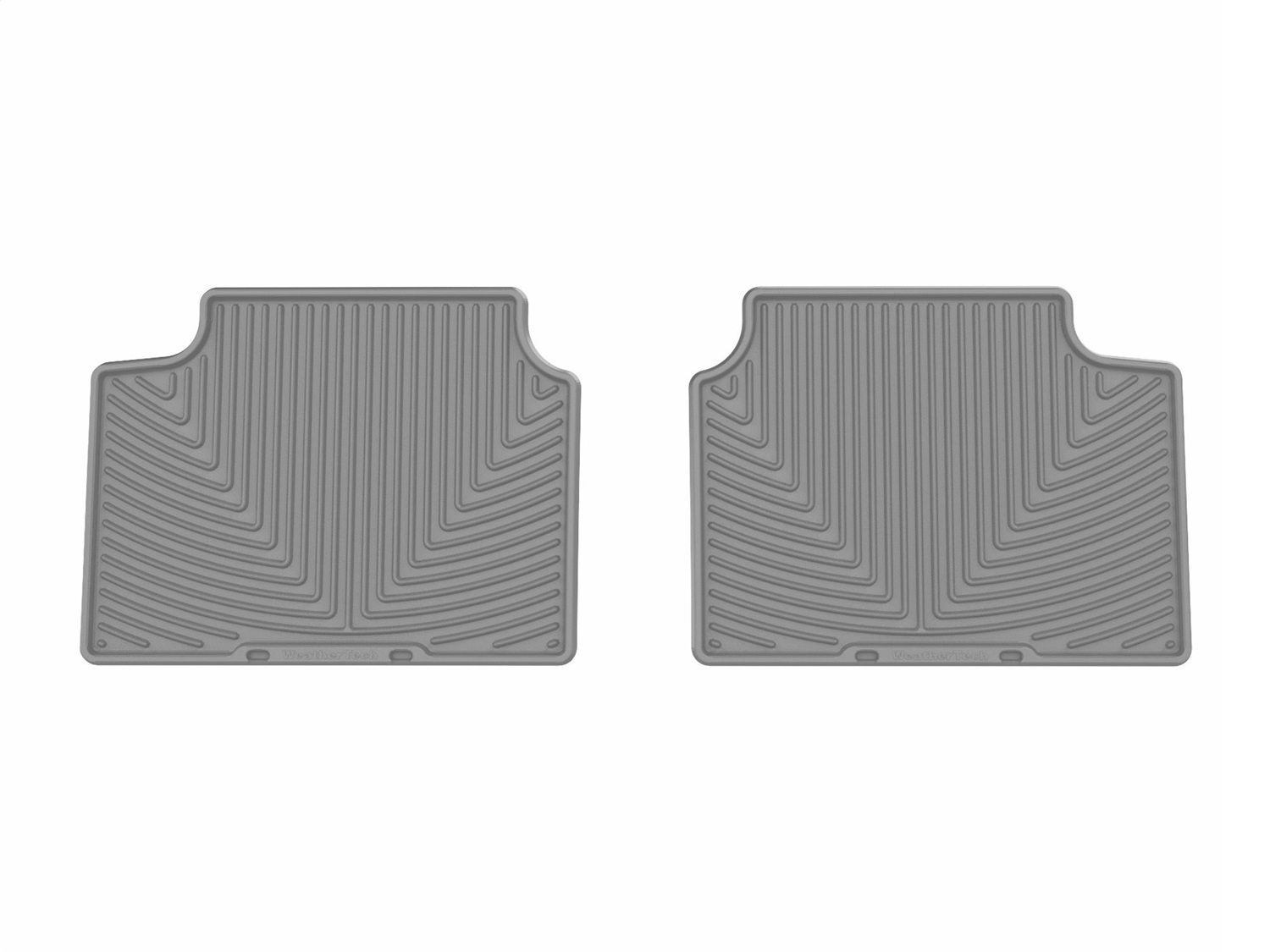 WeatherTech All Weather Floor Mats; Gray; Rear W707GR thumbnail 0