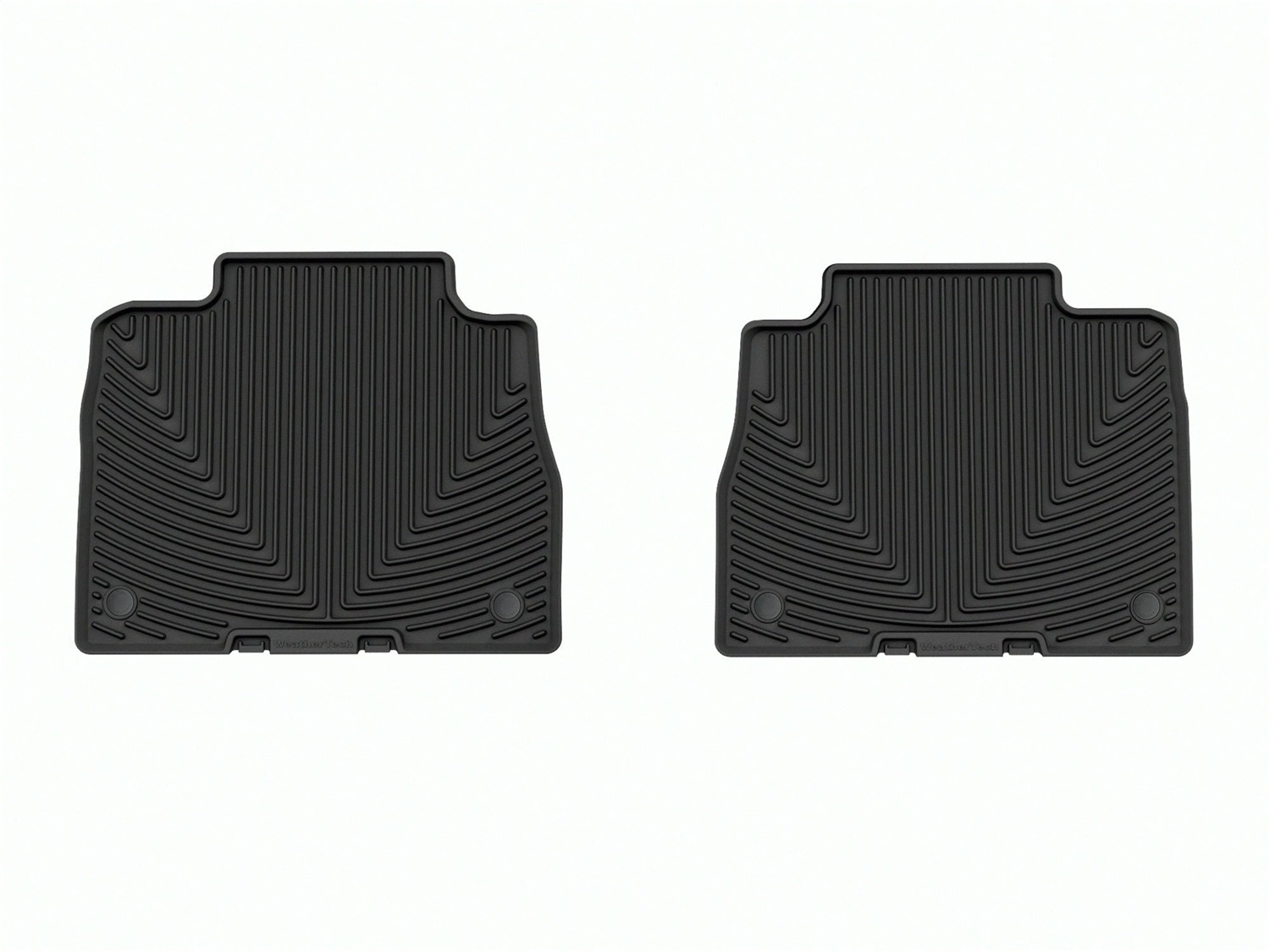 WeatherTech All Weather Floor Mats; Black; Rear W607 thumbnail 0