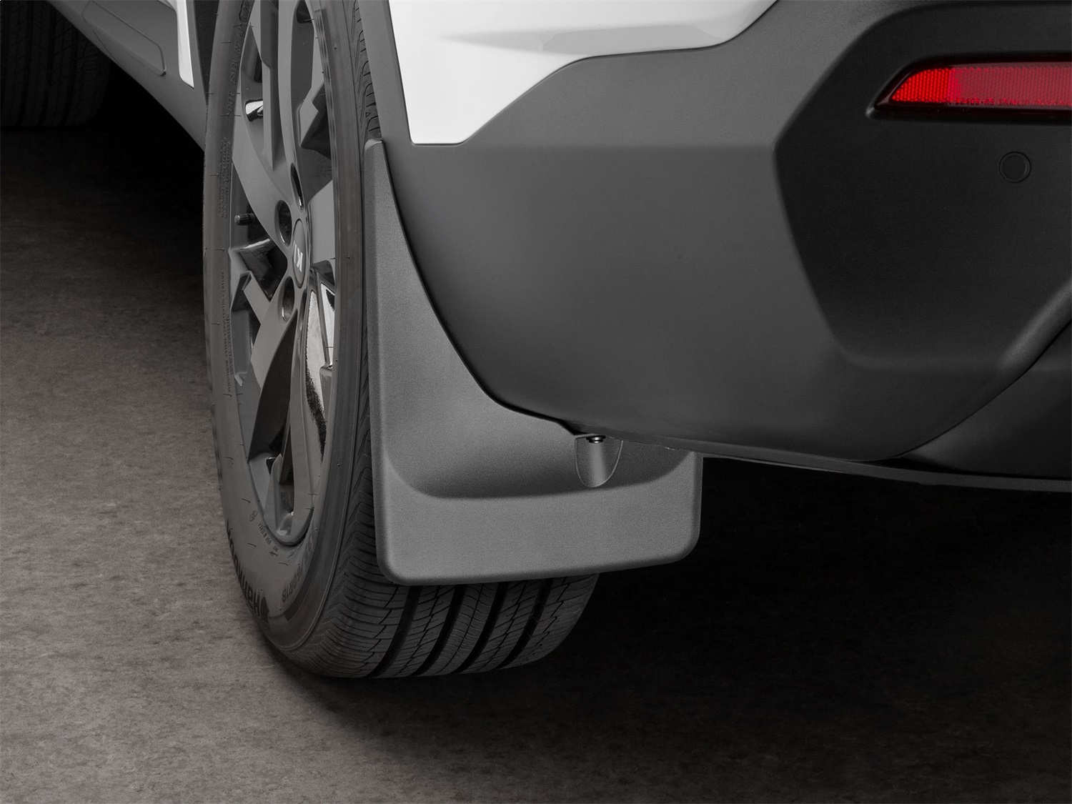 WeatherTech MudFlap No-Drill DigitalFit; Black 120136 thumbnail 1