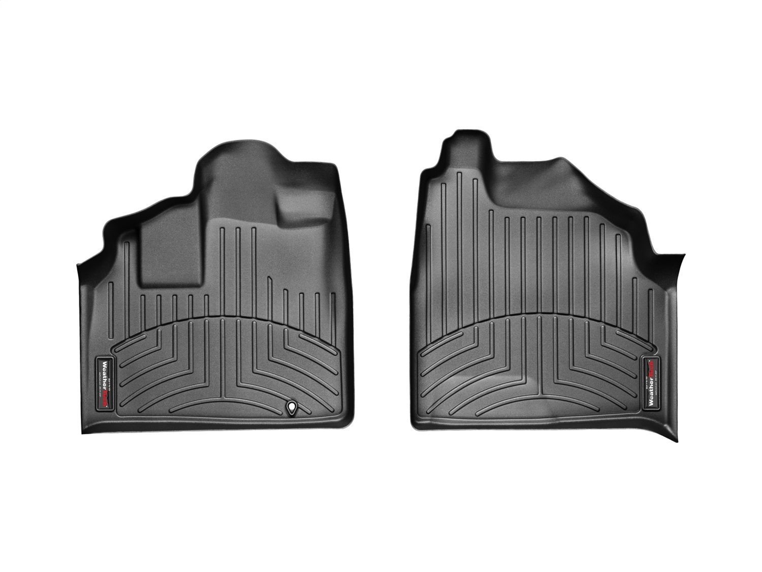 WeatherTech FloorLinerTM DigitalFit; Black; Front 443561 thumbnail 1