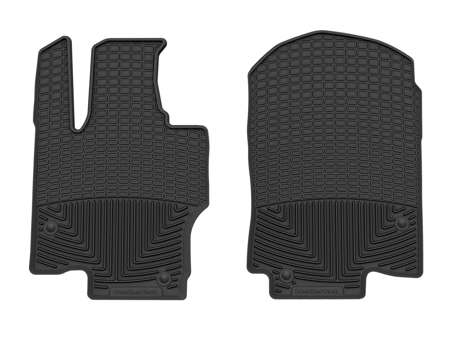WeatherTech All Weather Floor Mats; Black; Front W606 thumbnail 0