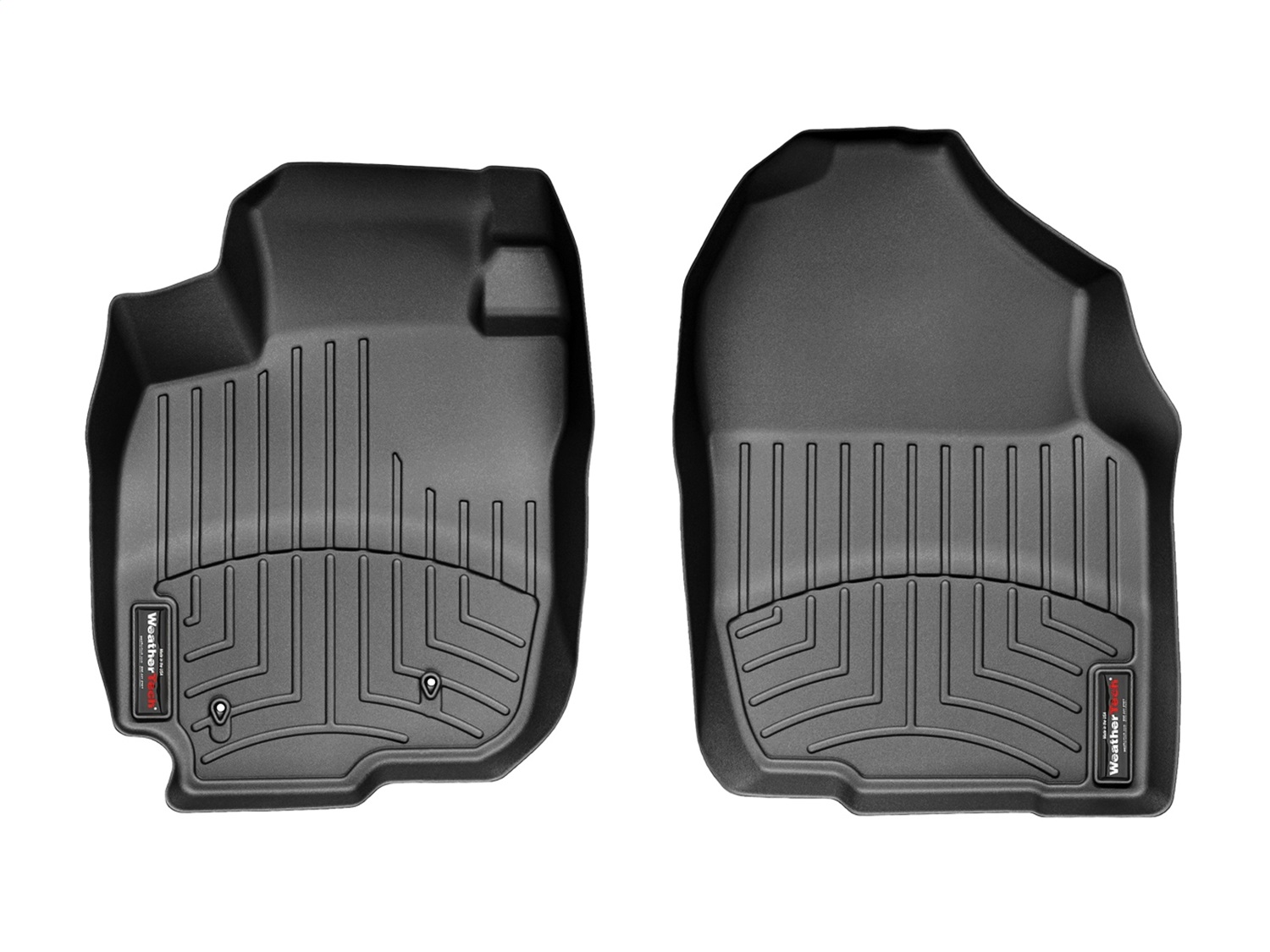 WeatherTech FloorLinerTM DigitalFit; Black; Front 440721 thumbnail 1