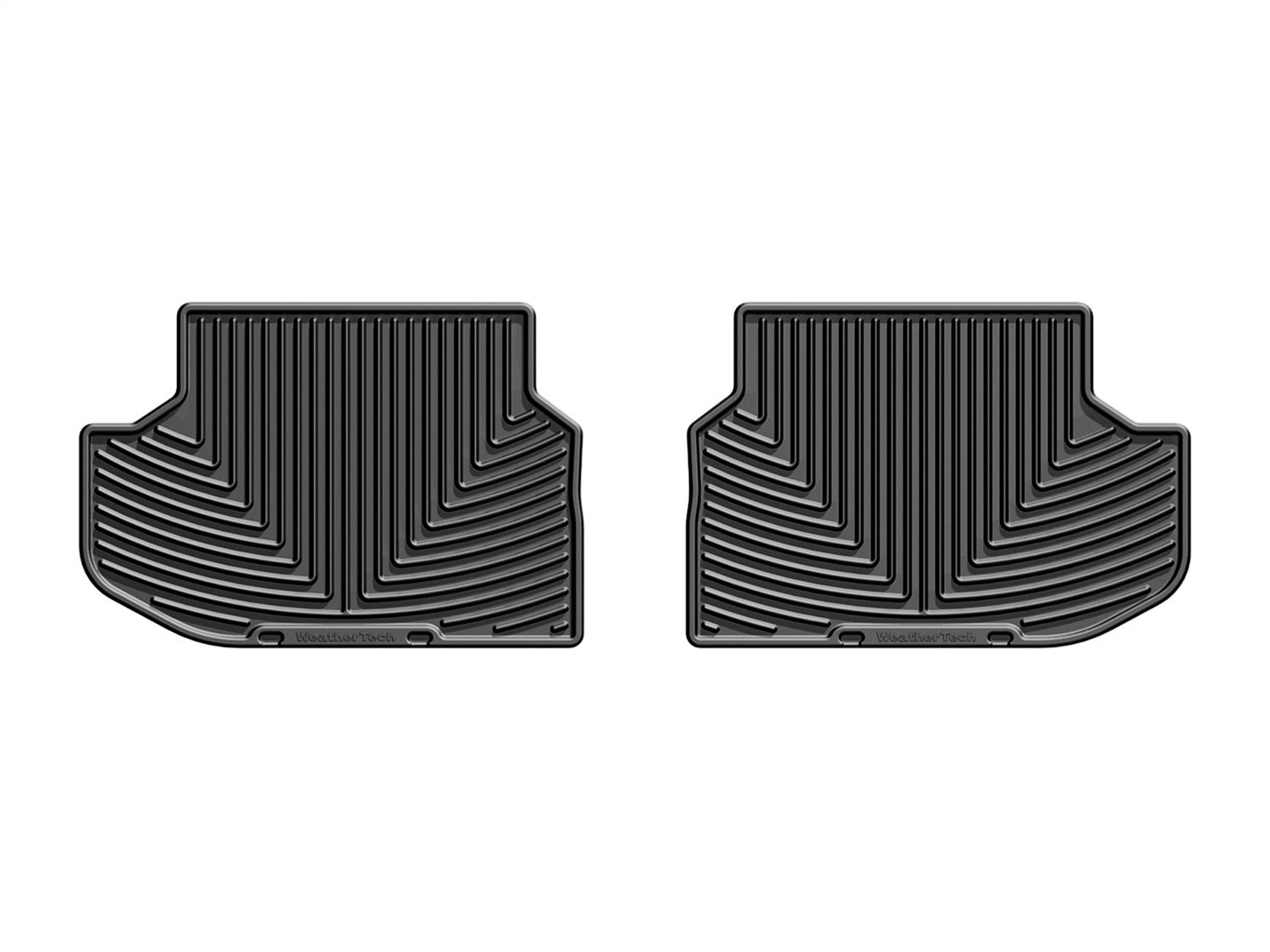 WeatherTech All Weather Floor Mats; Black; Rear W331 thumbnail 0