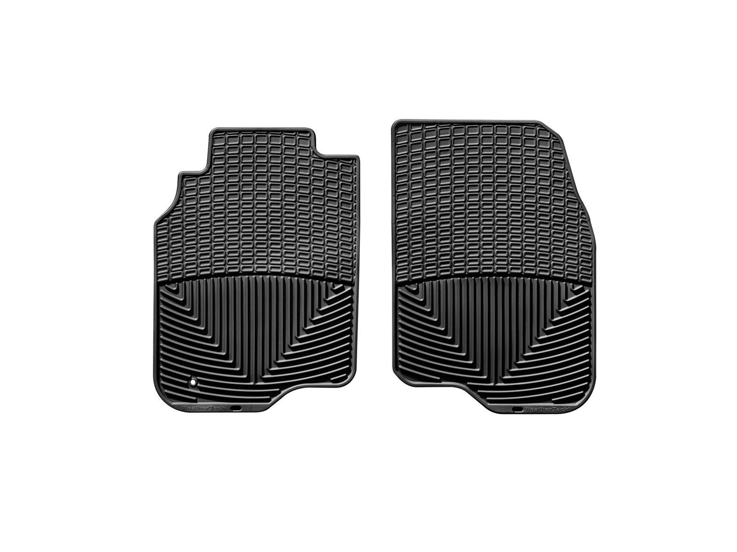 WeatherTech All Weather Floor Mats; Black; Front W89 thumbnail 1