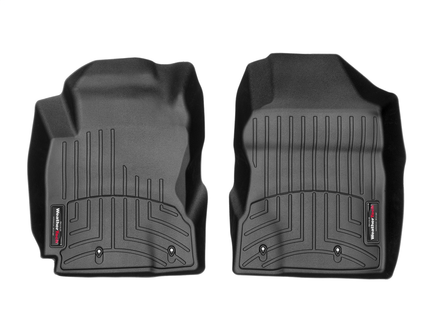 WeatherTech FloorLinerTM DigitalFit; Black; Front 4411951 thumbnail 0