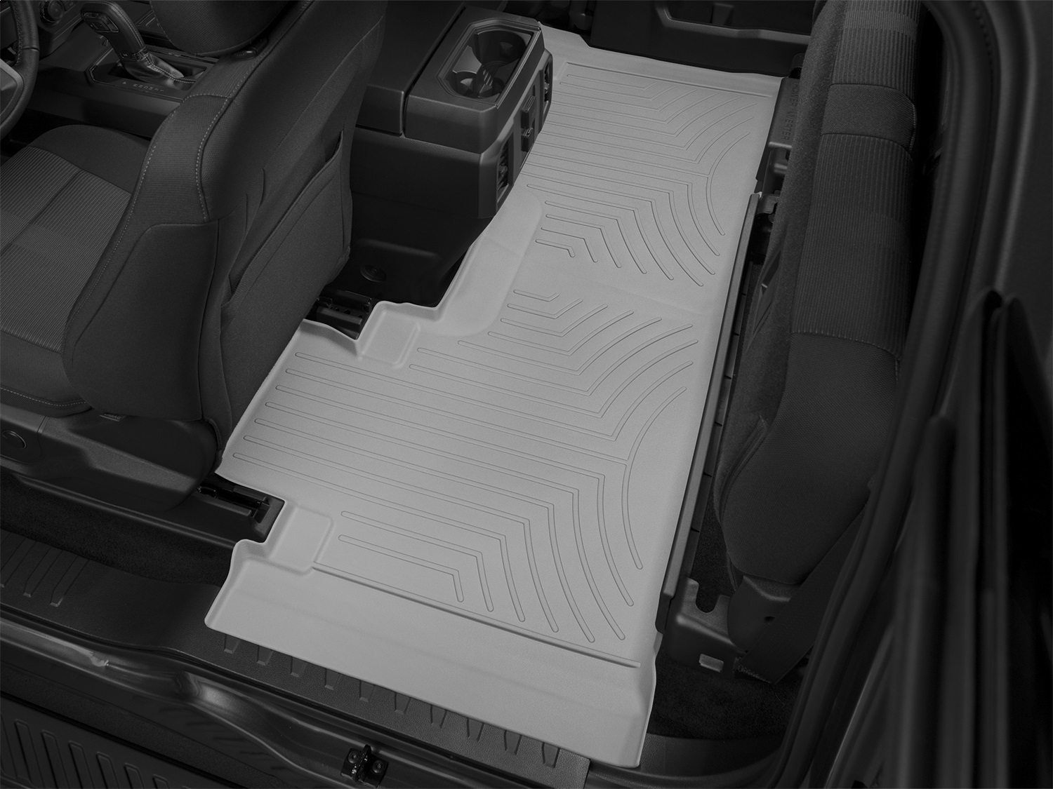 WeatherTech FloorLinerTM DigitalFit; Gray; Rear 466973 thumbnail 1