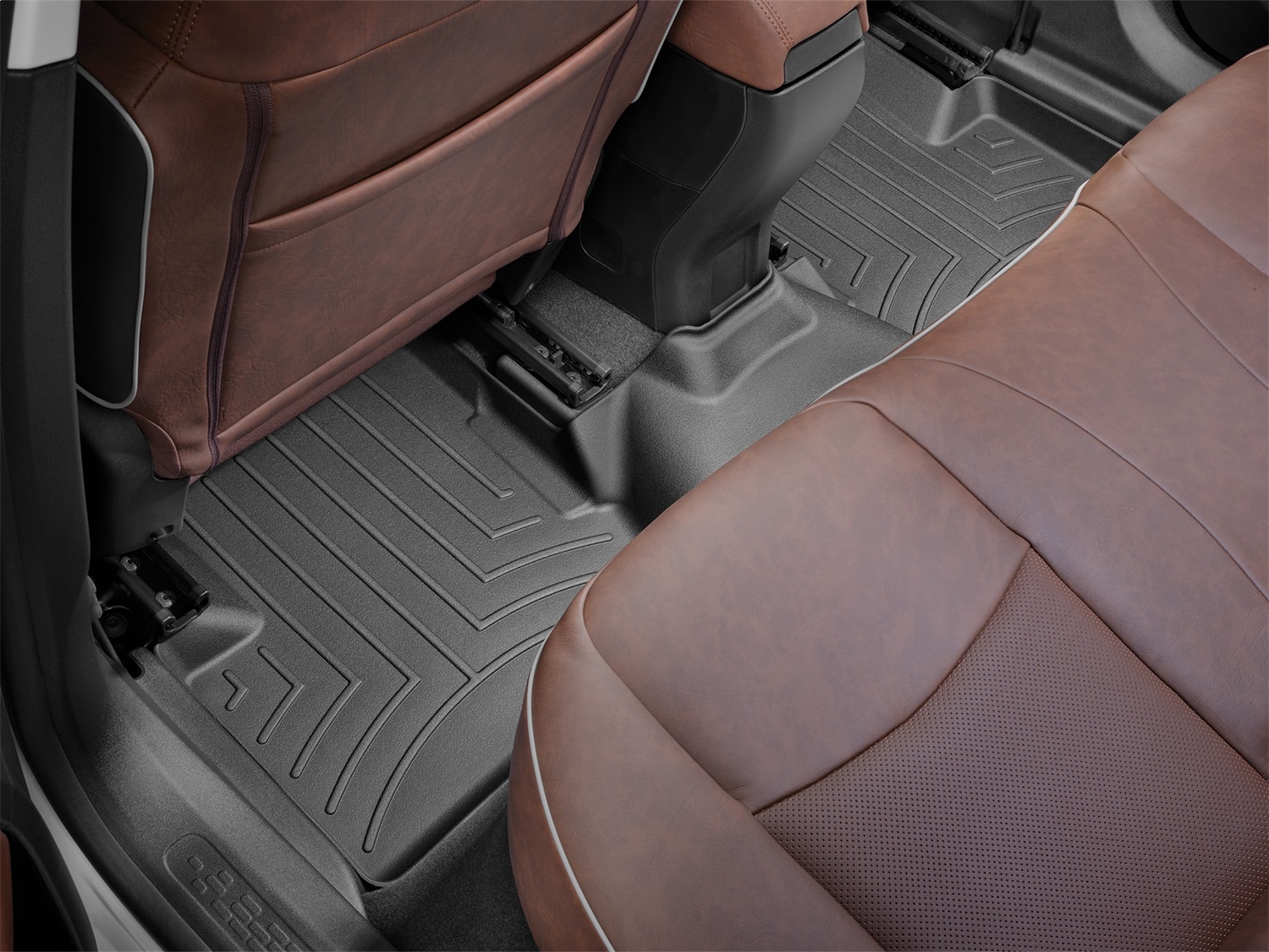 WeatherTech FloorLinerTM DigitalFit; Black; Rear 448402 thumbnail 1