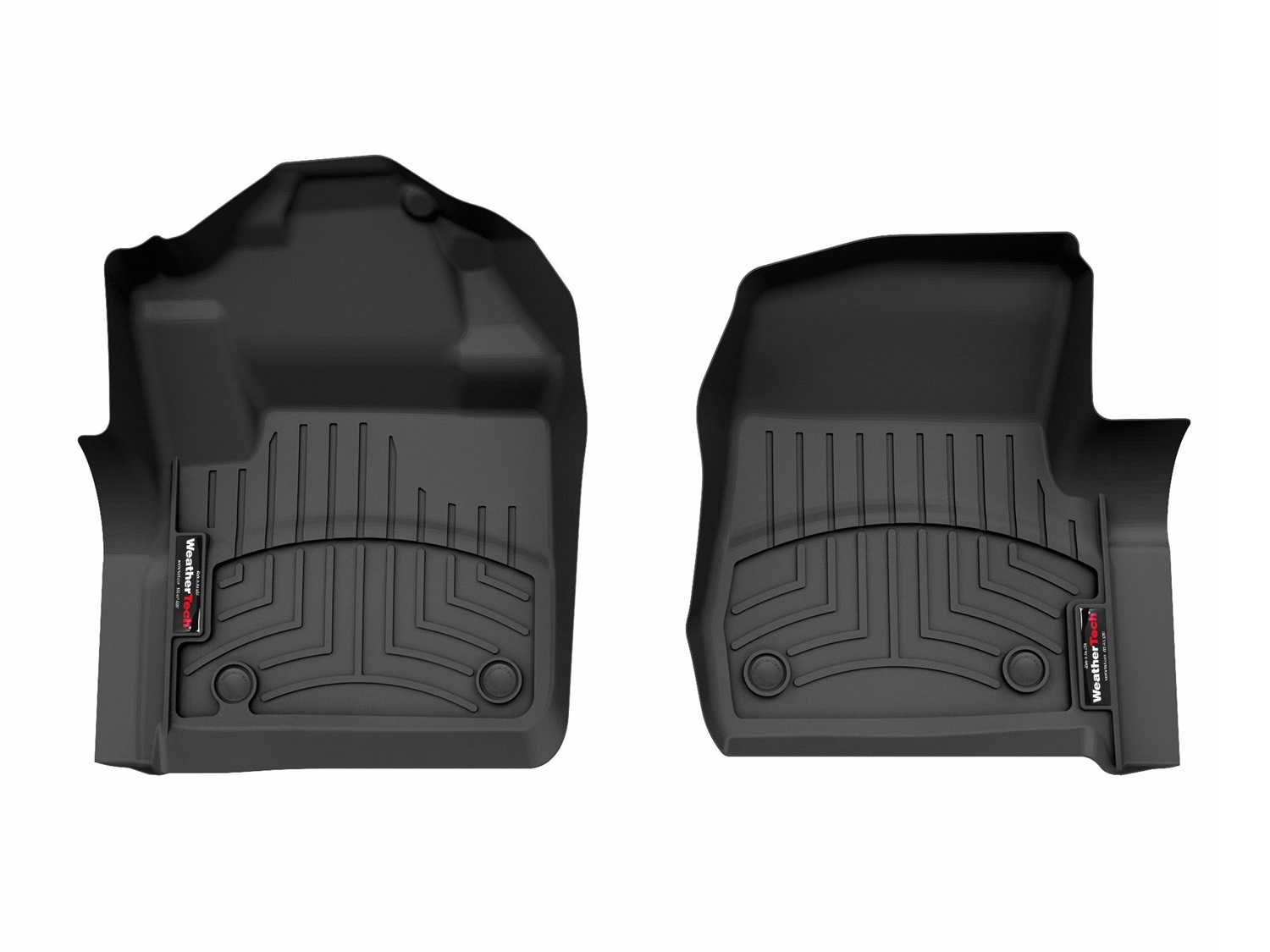WeatherTech FloorLinerTM DigitalFit; Black; Front 4410541 thumbnail 0