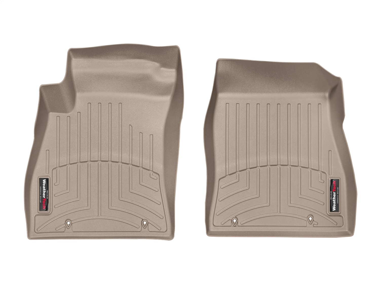 WeatherTech FloorLinerTM DigitalFit; Tan; Front 456681 thumbnail 0