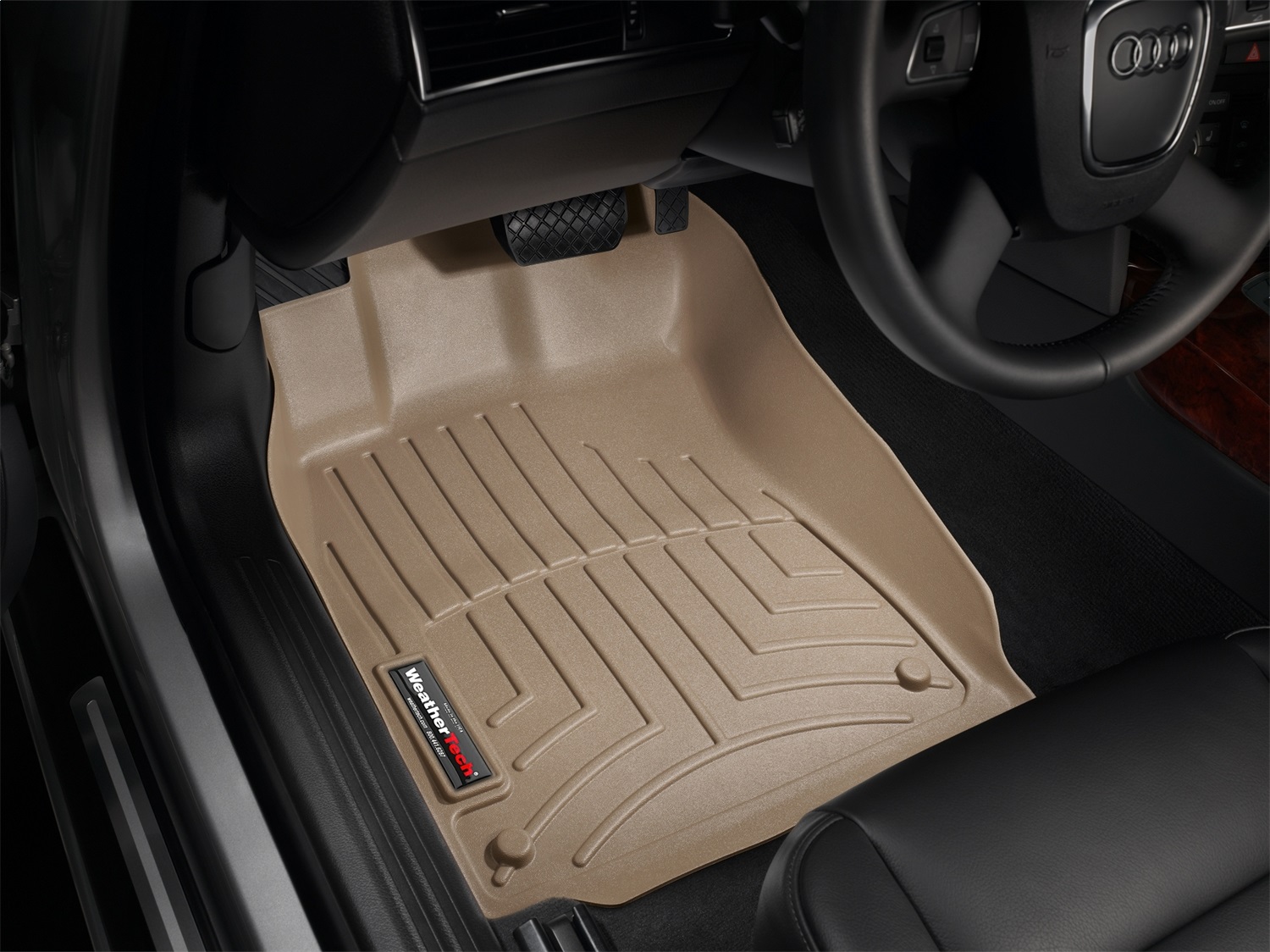 WeatherTech FloorLinerTM DigitalFit; Tan; Front 452191 thumbnail 0