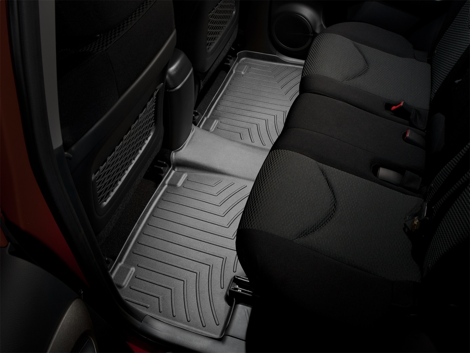 WeatherTech FloorLinerTM DigitalFit; Black; Rear 440722 thumbnail 0