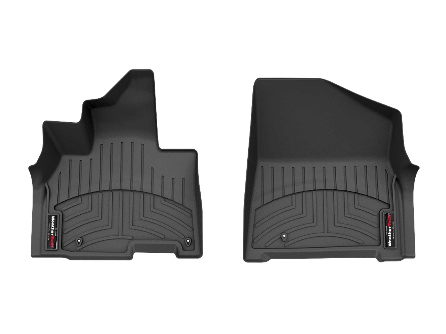 WeatherTech FloorLinerTM DigitalFit; Black; Front 4419111 thumbnail 0