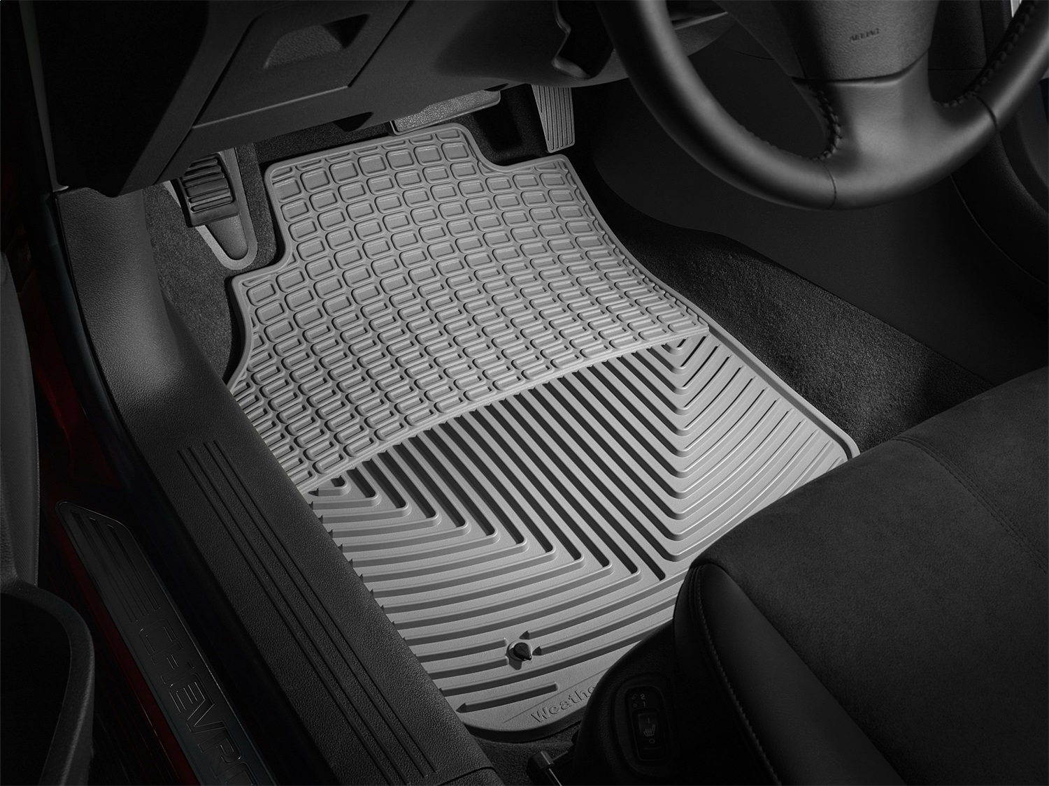 WeatherTech All Weather Floor Mats; Gray; Front W89GR thumbnail 0