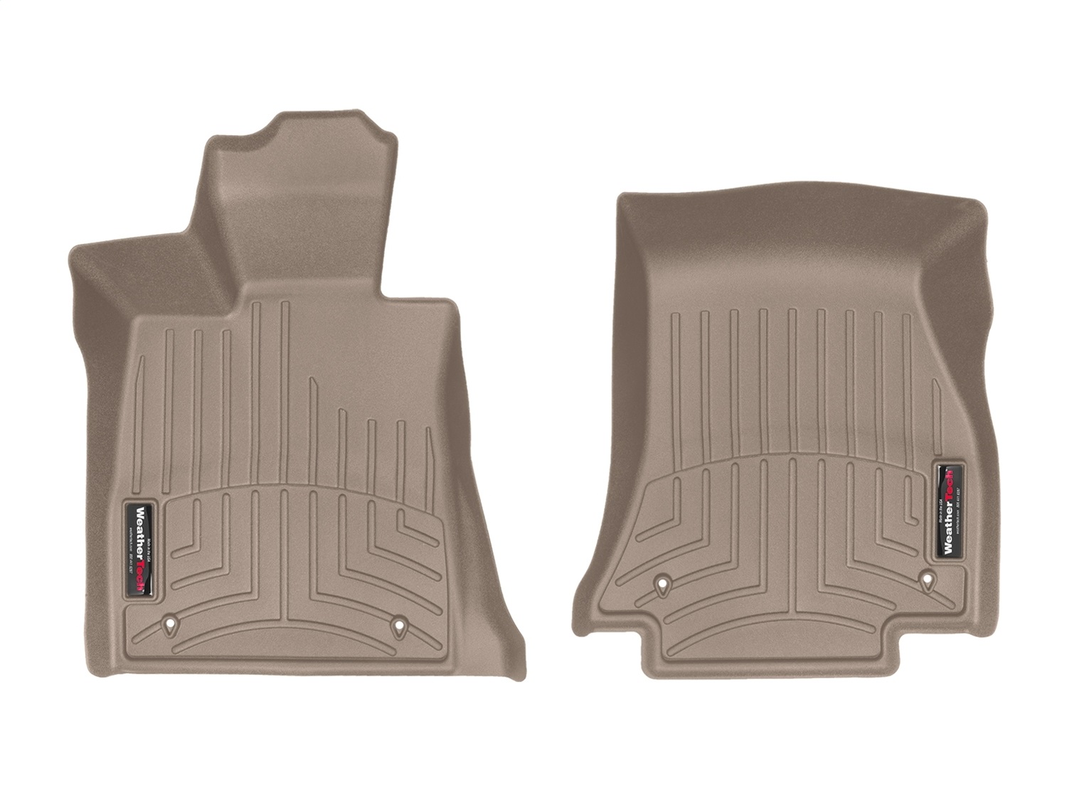 WeatherTech FloorLinerTM DigitalFit; Tan; Front 458741 thumbnail 0