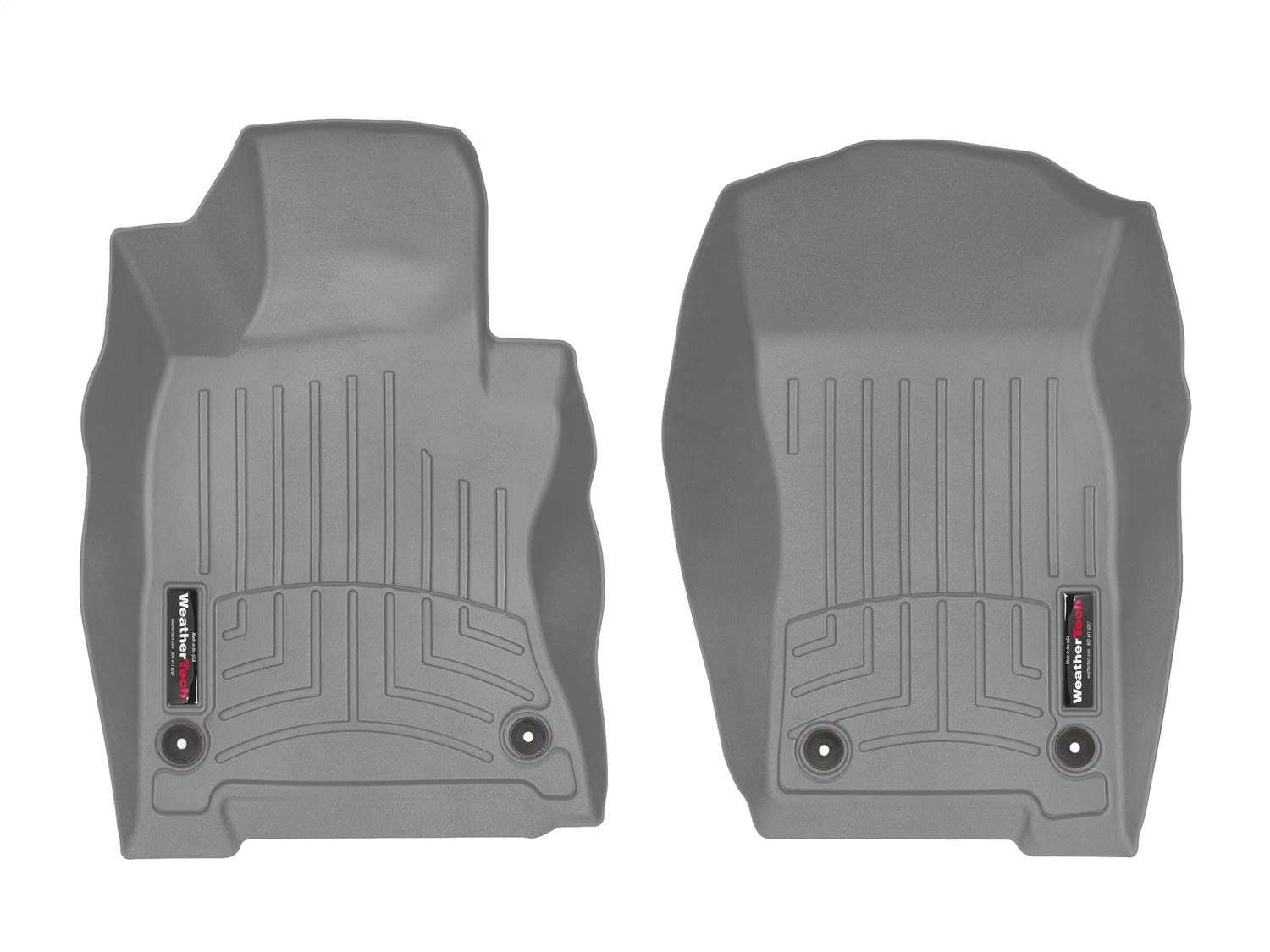WeatherTech FloorLinerTM DigitalFit; Gray; Front 4612581 thumbnail 0