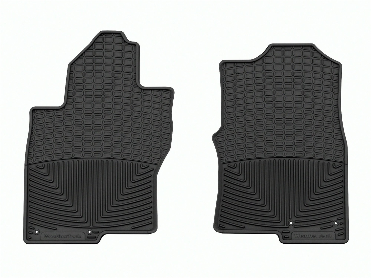 WeatherTech All Weather Floor Mats; Black; Front W608 thumbnail 0