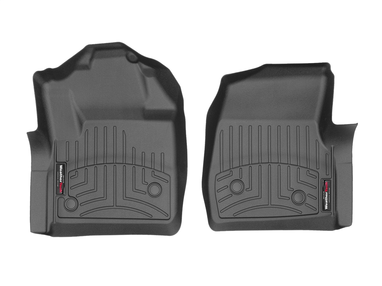 WeatherTech FloorLinerTM DigitalFit; Black; Front and Rear 4410541V thumbnail 1