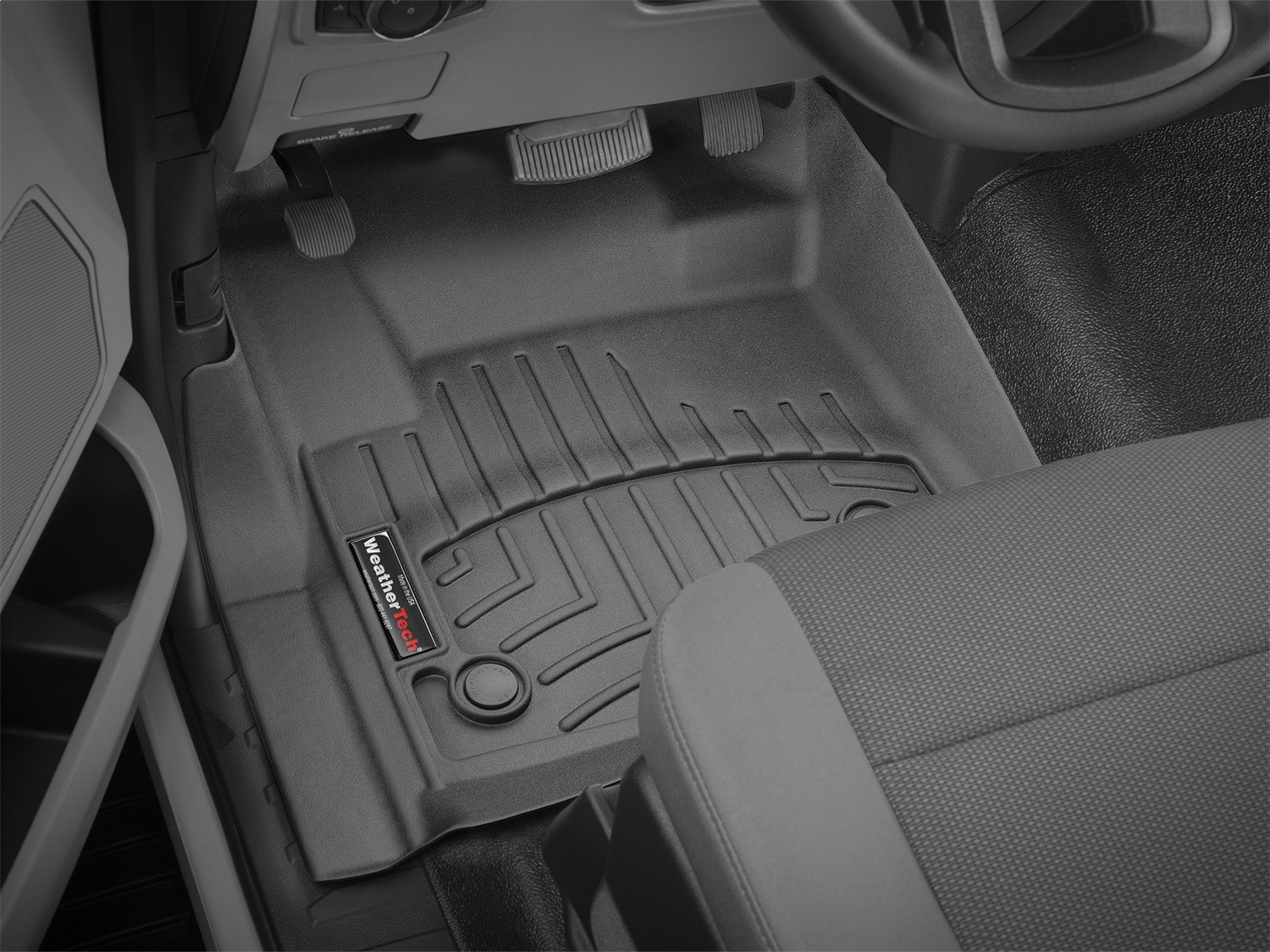 WeatherTech FloorLinerTM DigitalFit; Black; Front and Rear 4410541V thumbnail 2