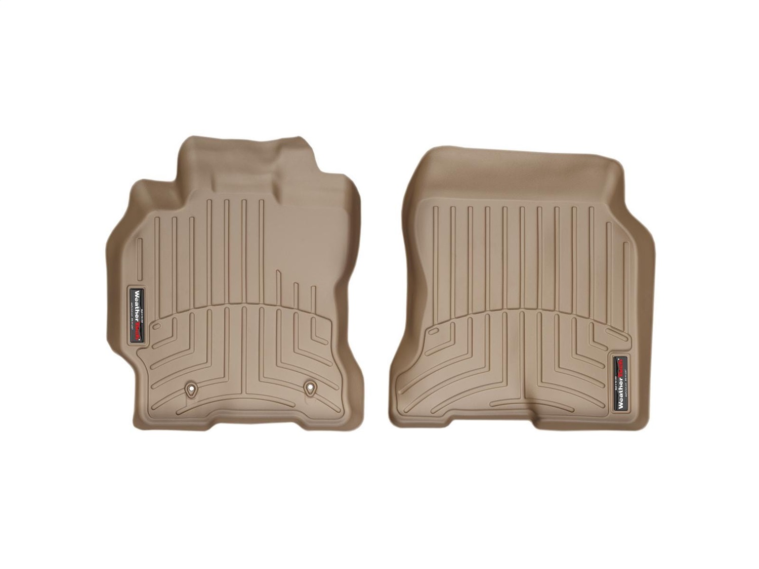 WeatherTech FloorLinerTM DigitalFit; Tan; Front 450851 thumbnail 1