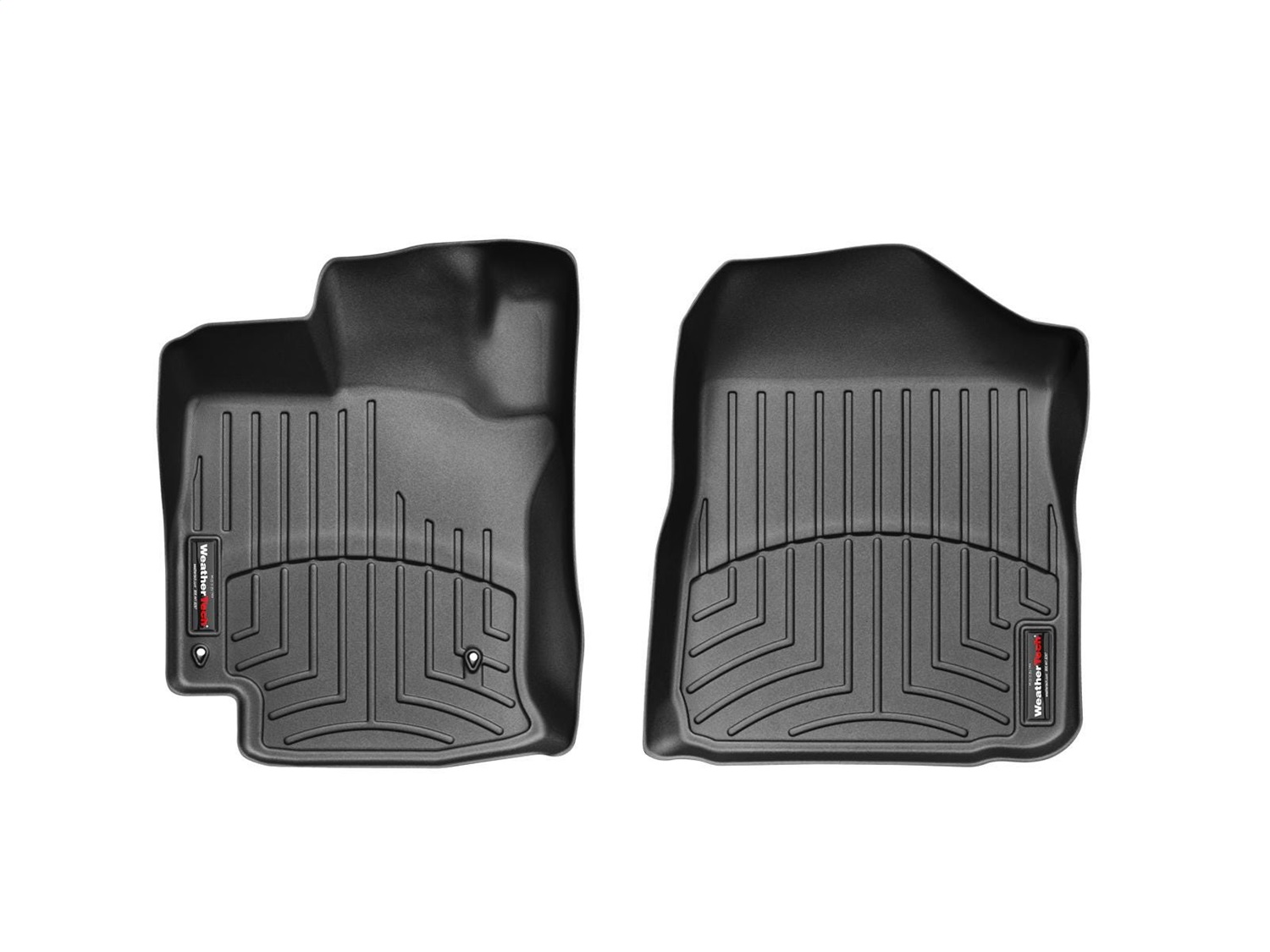 WeatherTech FloorLinerTM DigitalFit; Black; Front 441831 thumbnail 0