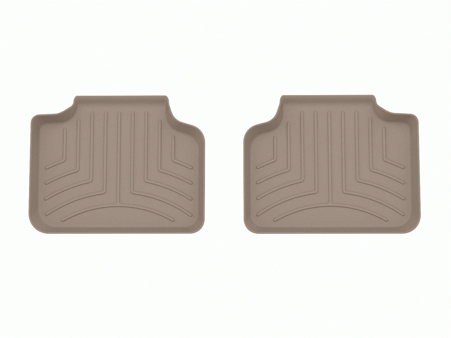 WeatherTech FloorLinerTM HP; Tan; Rear; 2 pc. 457482IM thumbnail 0