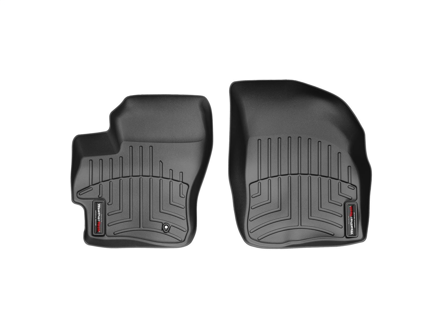 WeatherTech FloorLinerTM DigitalFit; Black; Front 441471 thumbnail 1