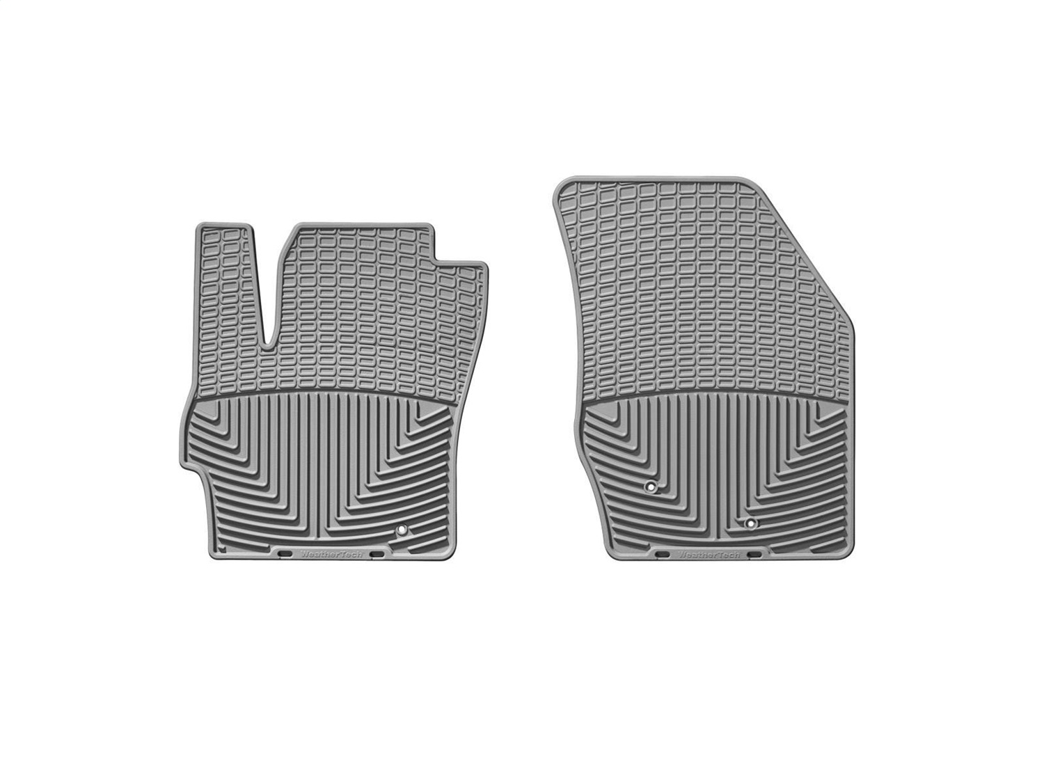 WeatherTech All Weather Floor Mats; Gray; Front W101GR thumbnail 0