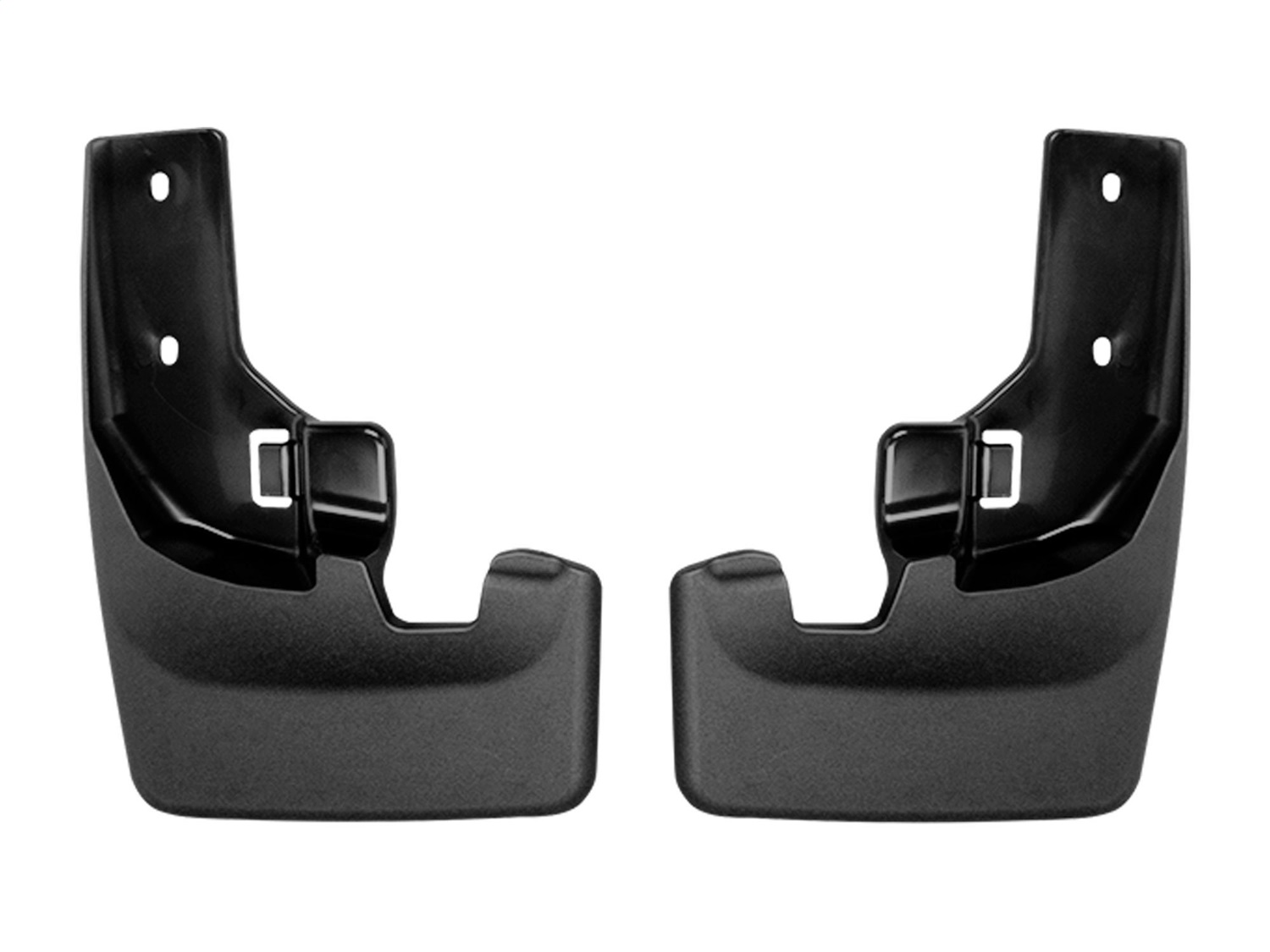 WeatherTech MudFlap No-Drill DigitalFit; Black 110135 thumbnail 1