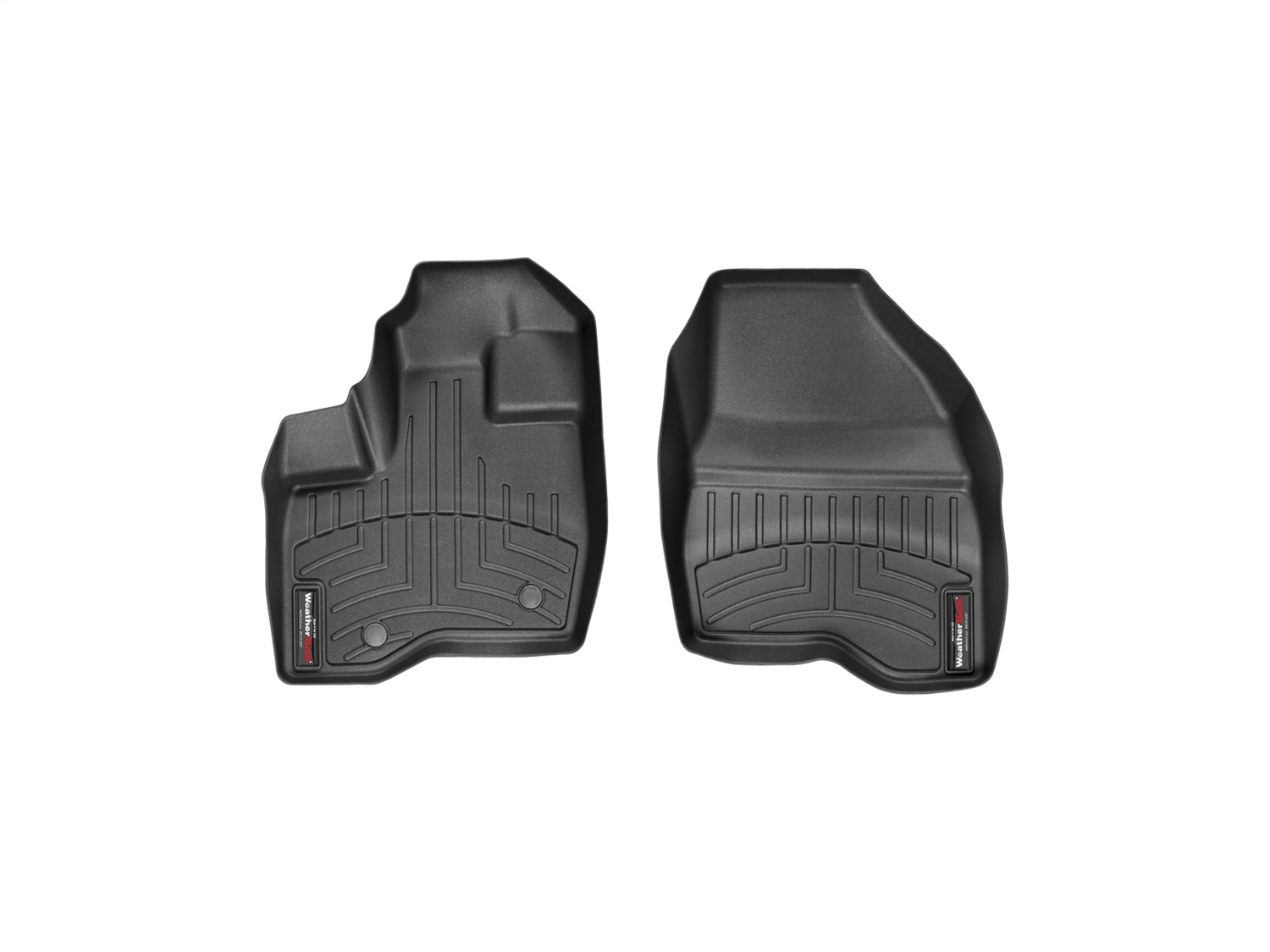 WeatherTech FloorLinerTM DigitalFit; Black; Front 443591 thumbnail 1