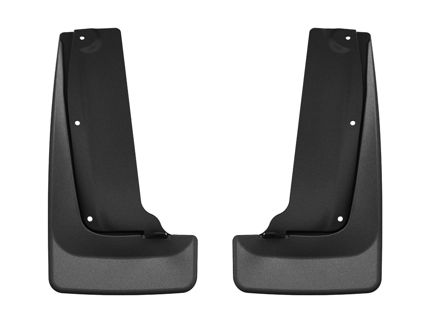 WeatherTech MudFlap No-Drill DigitalFit; Black 120196 thumbnail 0