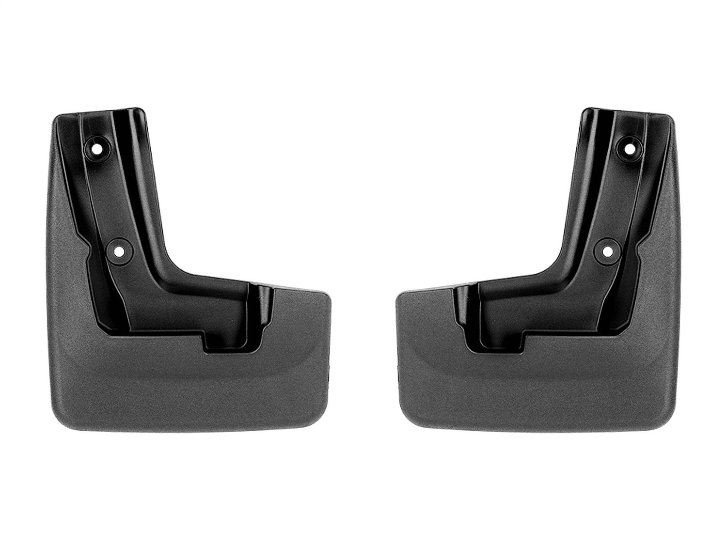 WeatherTech MudFlap No-Drill DigitalFit; Black 110163 thumbnail 0
