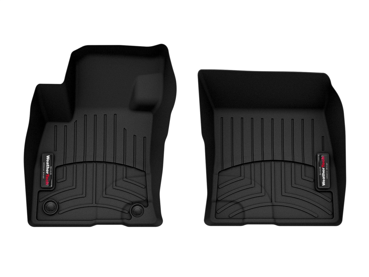 WeatherTech FloorLinerTM DigitalFit; Black; Front 4417171 thumbnail 0
