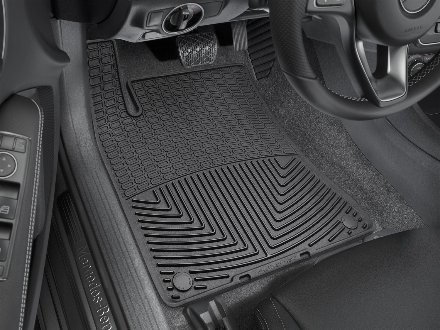 WeatherTech All Weather Floor Mats; Black; Front W402 thumbnail 1