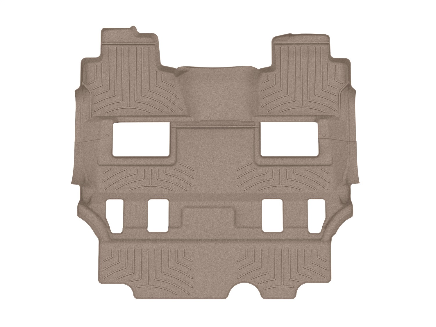 WeatherTech FloorLinerTM HP; Tan; Rear and Third Row 456077IM thumbnail 0