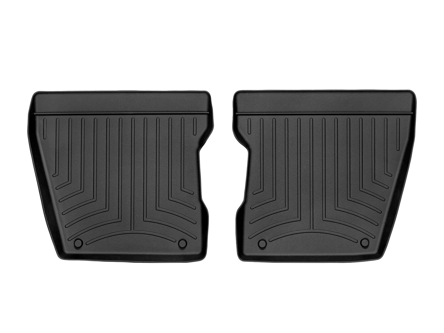 WeatherTech FloorLinerTM DigitalFit; Black; Rear; 2 Pieces 4413212 thumbnail 0