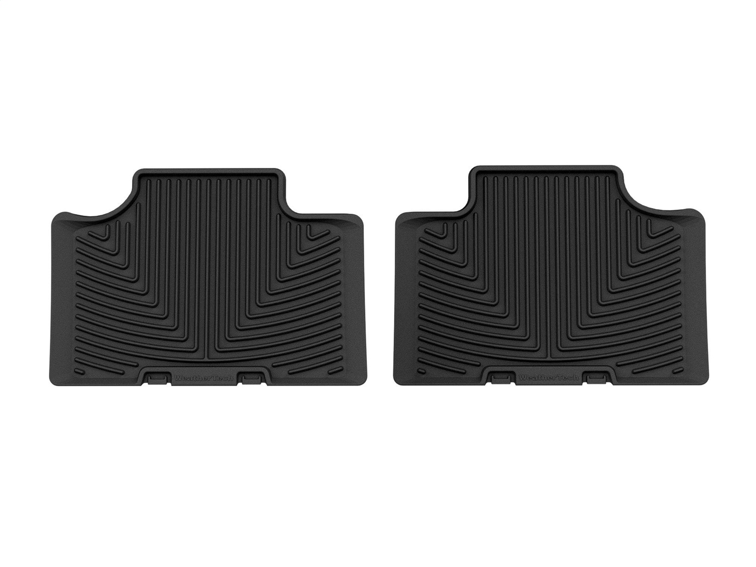 WeatherTech All Weather Floor Mats; Black; Rear W585 thumbnail 1