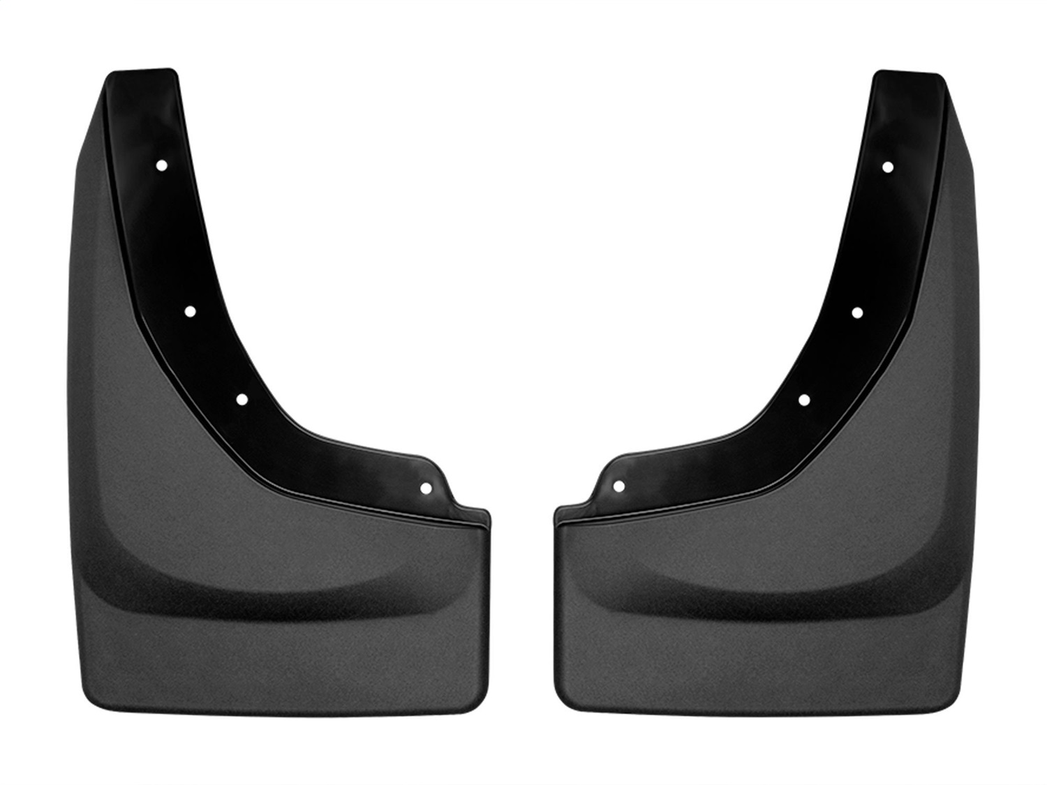 WeatherTech MudFlap No-Drill DigitalFit; Black 110137 thumbnail 0
