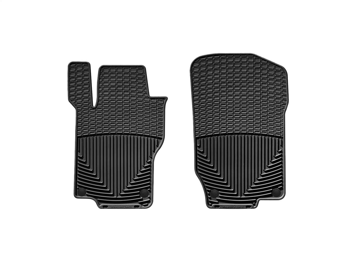 WeatherTech All Weather Floor Mats; Black; Front W102 thumbnail 1
