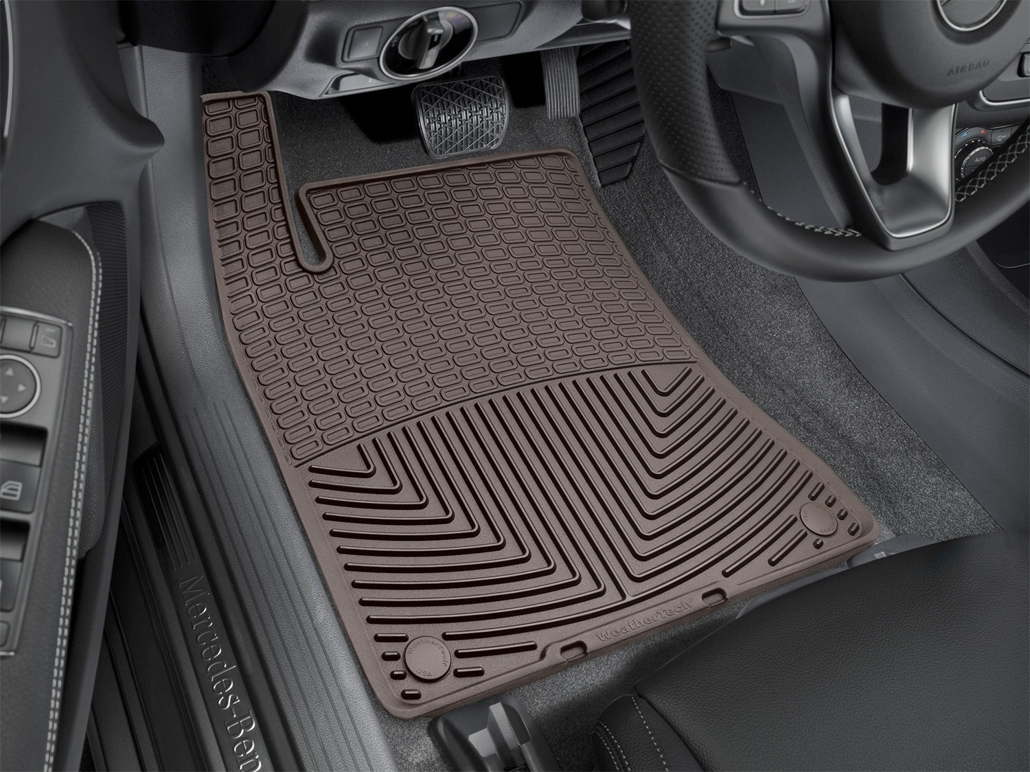 WeatherTech All Weather Floor Mats; Cocoa; Front W402CO thumbnail 0