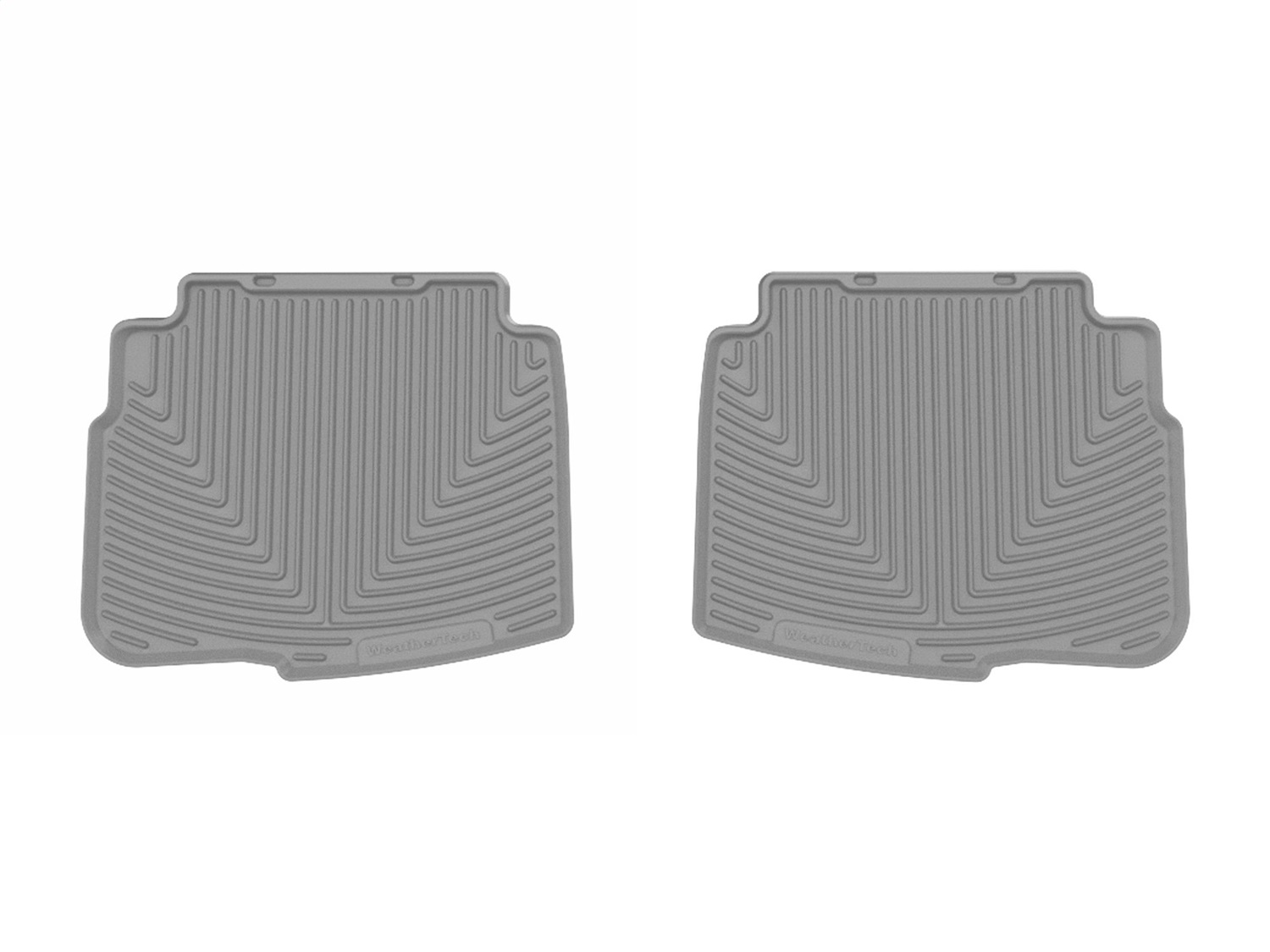 WeatherTech All Weather Floor Mats; Grey; Rear W668GR thumbnail 0