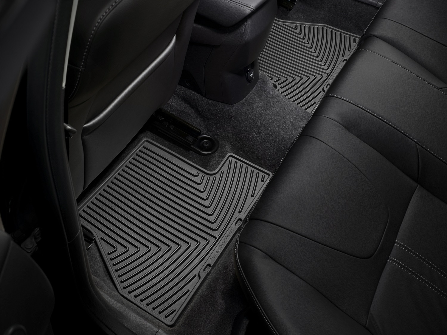 WeatherTech All Weather Floor Mats; Black; Rear W272 thumbnail 1