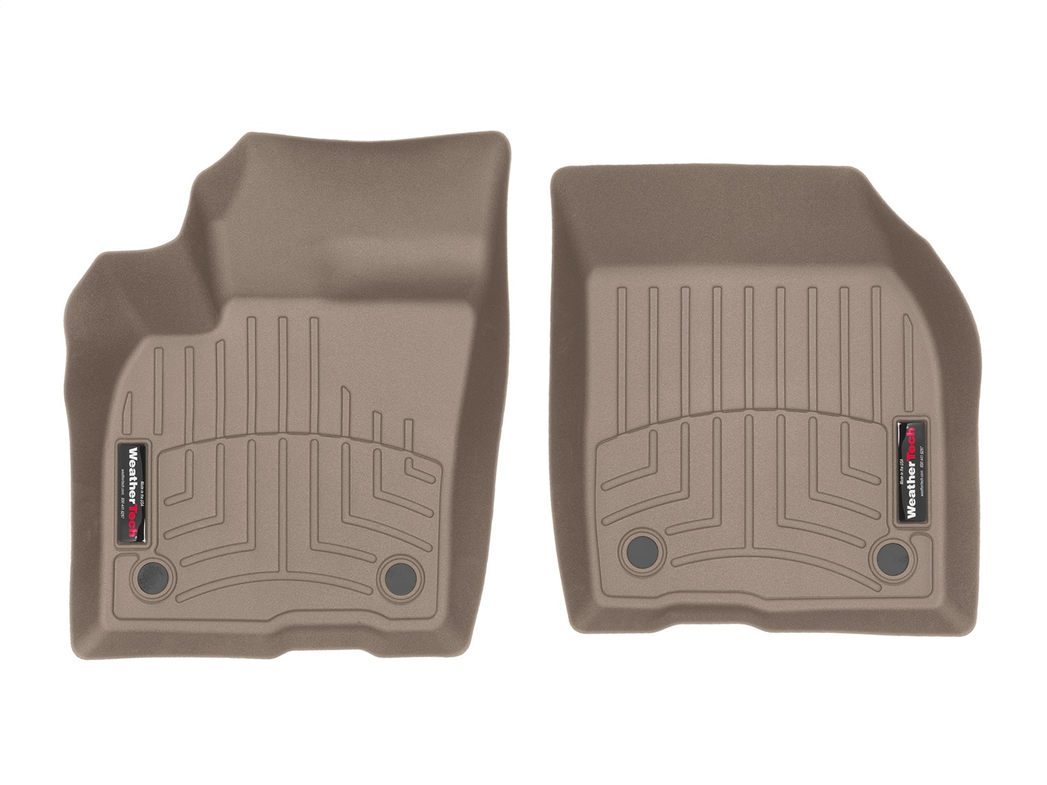 WeatherTech FloorLinerTM DigitalFit; Tan; Front 452791 thumbnail 0