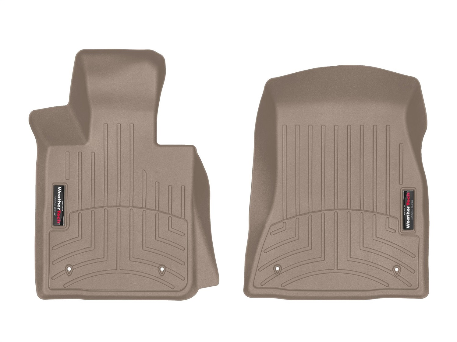 WeatherTech FloorLinerTM DigitalFit; Tan; Front 4513031 thumbnail 1
