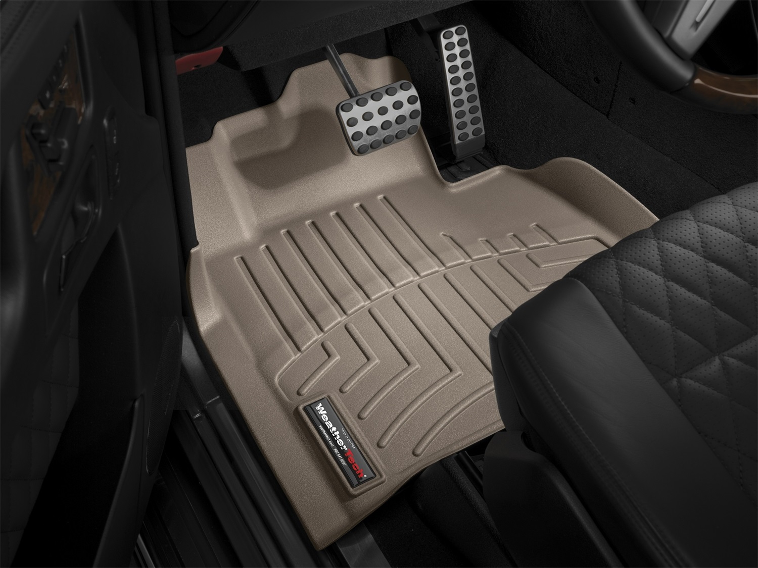 WeatherTech FloorLinerTM DigitalFit; Tan; Front 452211 thumbnail 1