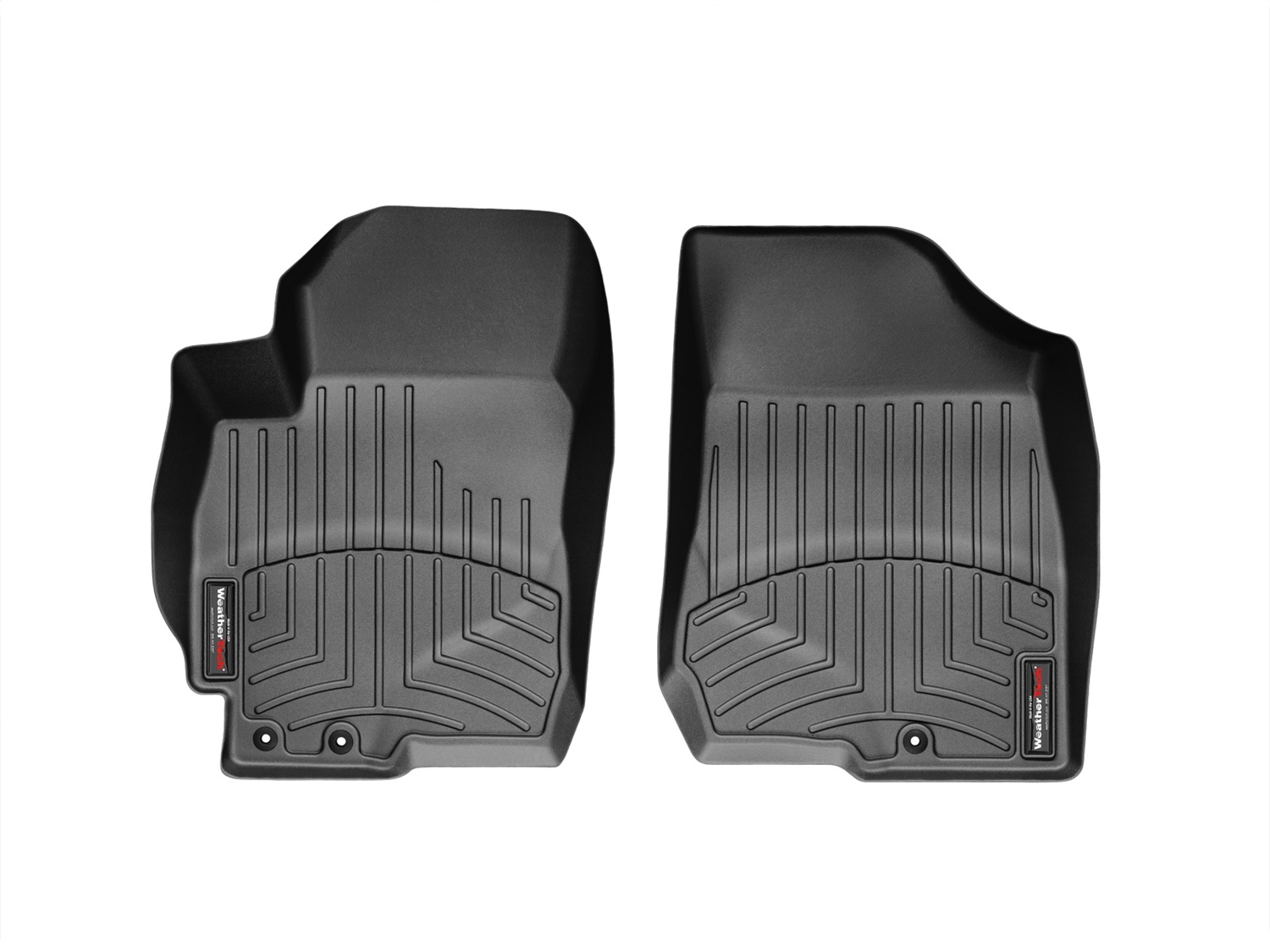WeatherTech FloorLinerTM DigitalFit; Black; Front 442971 thumbnail 0