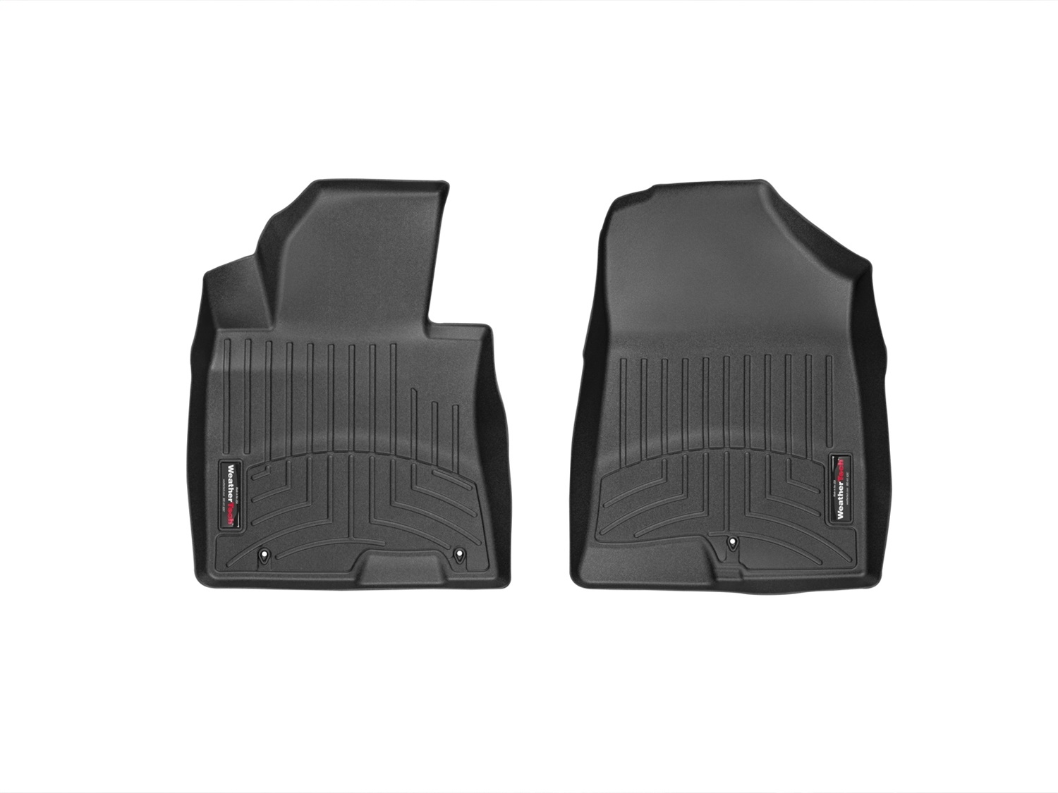 WeatherTech FloorLinerTM DigitalFit; Black; Front 444291 thumbnail 0