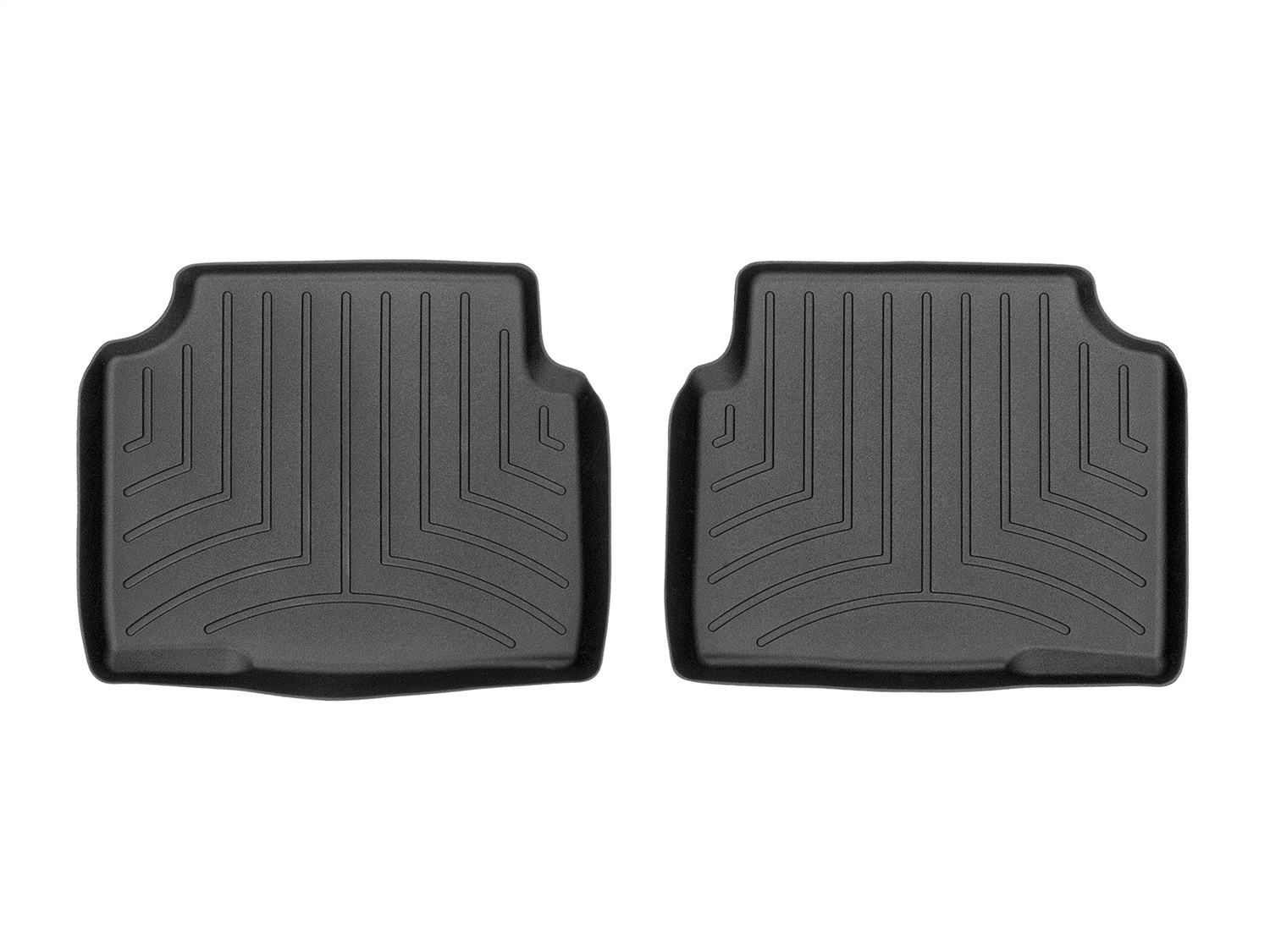 WeatherTech FloorLinerTM DigitalFit; Black; Rear 4411974 thumbnail 0