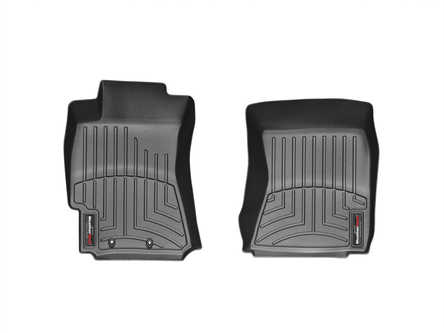 WeatherTech FloorLinerTM DigitalFit; Black; Front 441881 thumbnail 0