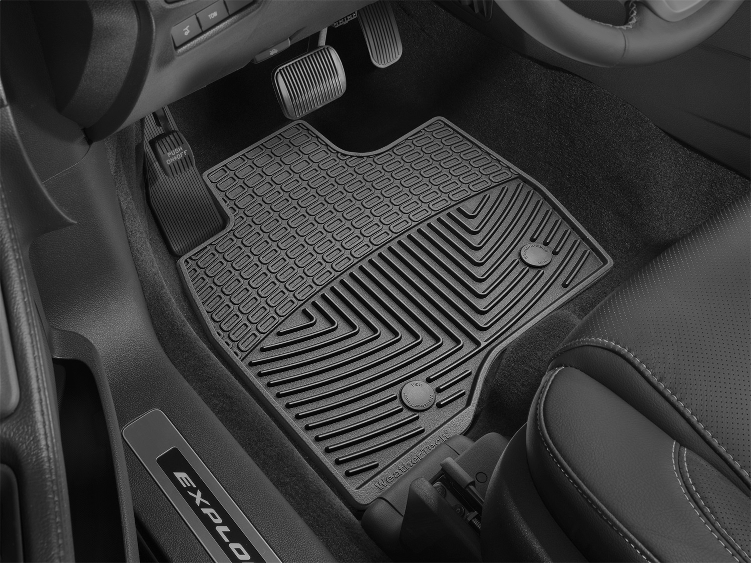 WeatherTech All Weather Floor Mats; Black; Front W403 thumbnail 0