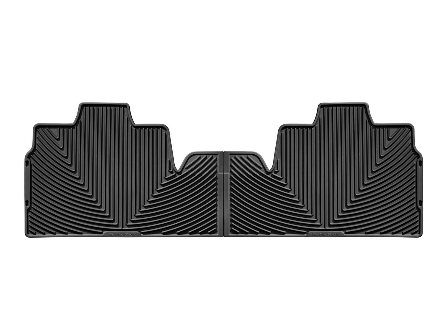 WeatherTech All Weather Floor Mats; Black; Rear W139 thumbnail 1